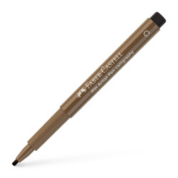 Kaligrāfijas flomasters Faber Castell Pitt Artist Pen, 178 nougat/ riekstu brūns