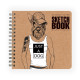 Скетчбук  Sketchbook Bv 200Х205 Мм 80 Л Крафт 125 Гр На Гребне 4 Вида Bluetooth Колонка JBL Flip 6 Водонепроницаемая