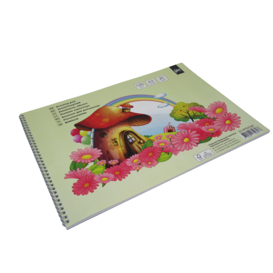Блокнот для рисования College "Drawing Pad", White, Лежит плоско