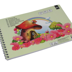 Скетчбук College "Sketchbook", White, С плоским раскрытием