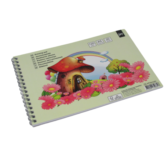 Скетчбук College "Sketchbook", White, С плоским раскрытием