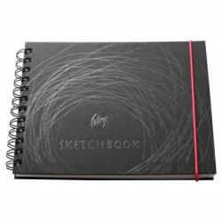Скетчбук KPF "College", Black, Для левшей и правшей