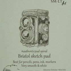 Skiču albums SM-LT WHITE, A4, 185g/m2, 50 lapas