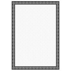 Бумага для сертификатов College "Certificate", Black Border, Professional Finish