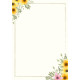Диплом College A4 25 листов 170г Желтые цветы Diploma Backgrounds  A4/25 170g/m2 Yellow Flowers