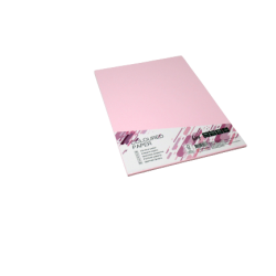Krāsains kartons College A4, 160g/m², 20lapas, flamingo pink OPI74