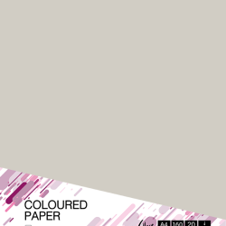 Krāsains kartons College A4, 160g/m², 20lapas, Pelēks GR21