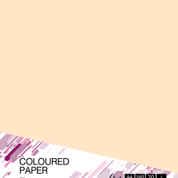 Krāsains kartons College A4, 160g/m², 20lapas, Cream CR20