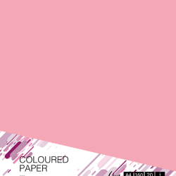 Krāsains kartons College A4, 160g/m², 20lapas, Pink, PI25