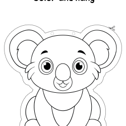 Krāsojams kartons College A4, Koala