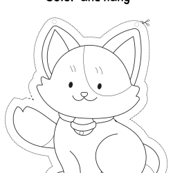 Krāsojams kartons College A4, Kaķis