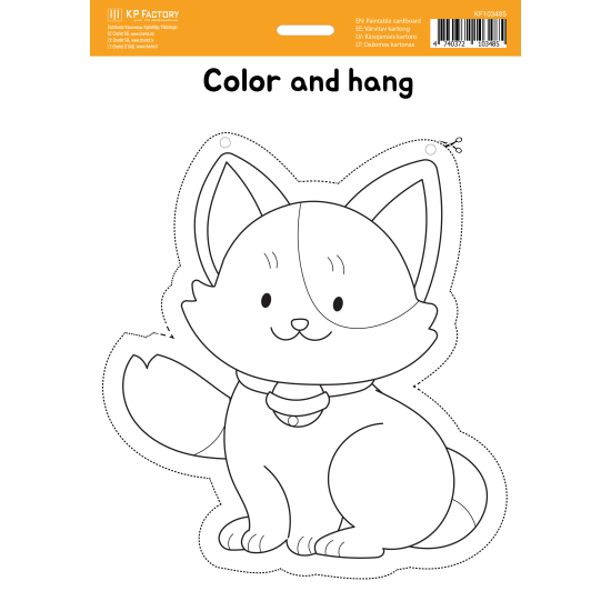 Krāsojams kartons College A4, Kaķis