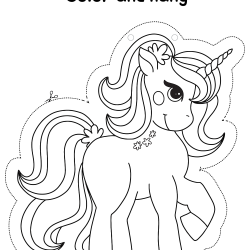 Krāsojams kartons College A4, Vienradzis