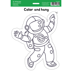 Krāsojams kartons College A4, Kosmonauts