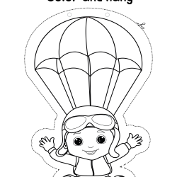 Krāsojams kartons College A4, Izpletņlēcējs