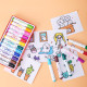 Фломастеры Deli EC10400 Color Kids смываемые 12цв. Коробка