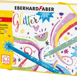 Фломастеры EberhardFaber с блестками 16шт