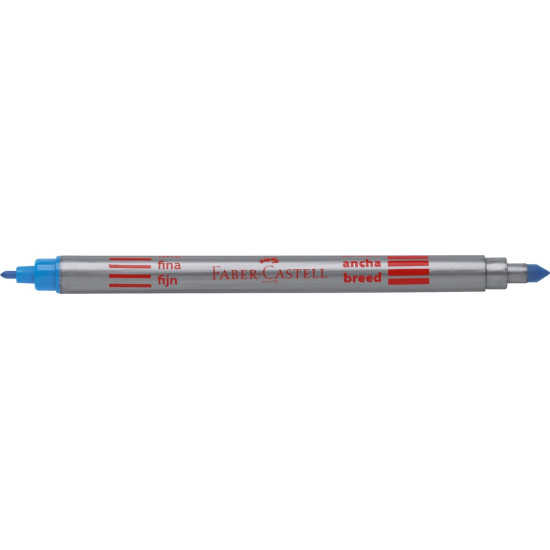 Divpusēji flomasteri Faber Castell, 10 krāsas