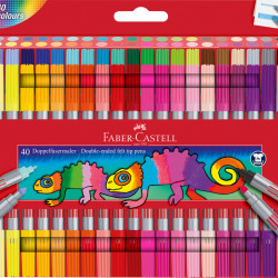 Маркеры Faber-Castell Double 40 цветов