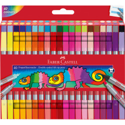 Маркеры Faber-Castell Double 40 цветов