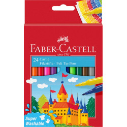 Фломастеры Faber-Castell Castle 24шт смываемые