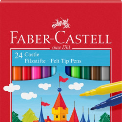 Фломастеры Faber-Castell Castle 24шт смываемые
