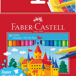 Фломастеры Faber-Castell Кейс 36шт смываемые