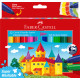 Маркеры Faber-Castell Jumbo 12 цветов супермоющиеся