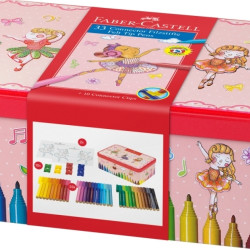 Фломастеры Faber-Castell Балерина 33цвета с клипсами