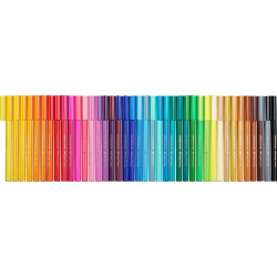 Фломастеры Faber-Castell Connector 40 цветов в кейсе