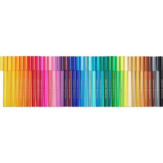 Фломастеры Faber-Castell Connector 40 цветов в кейсе