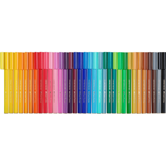 Фломастеры Faber-Castell Connector Сокровищница 33 цвета