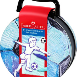 Фломастеры Faber-Castell Connector Футбол 33 цвета