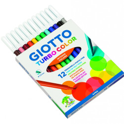 Фломастеры Giotto Turbo Color 12 цветов