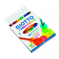 Фломастеры Giotto Turbo Color 12 цветов