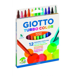 Фломастеры Giotto Turbo Color 12 цветов