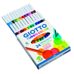 Фломастеры Giotto Turbo Color 24 цвета