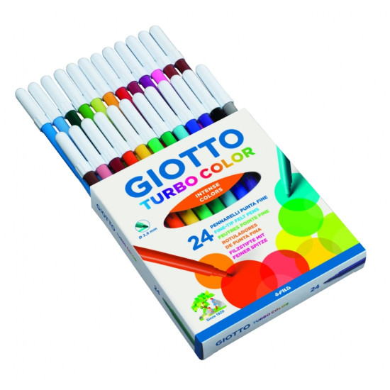 Фломастеры Giotto Turbo Color 24 цвета