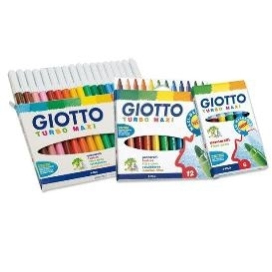 Фломастеры Giotto Turbo Maxi 24цвета яркие