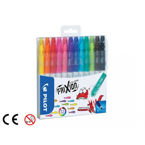 Ручки Pilot Frixion Colors 12 цветов с ластиком