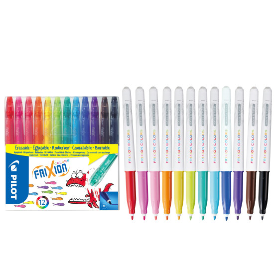 Гелевые ручки Pilot "Frixion Colors", Multicolor, стираемые