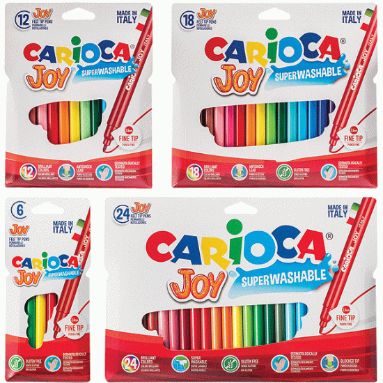Flomāsteri CARIOCA JOY, 12 krāsas