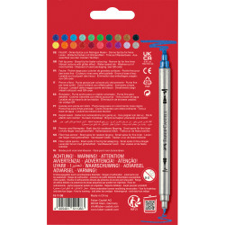 Viltpliiatsid Faber-Castell 2-otsaga 20-värvi glitter