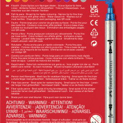 Viltpliiatsid Faber-Castell 2-otsaga 20-värvi glitter