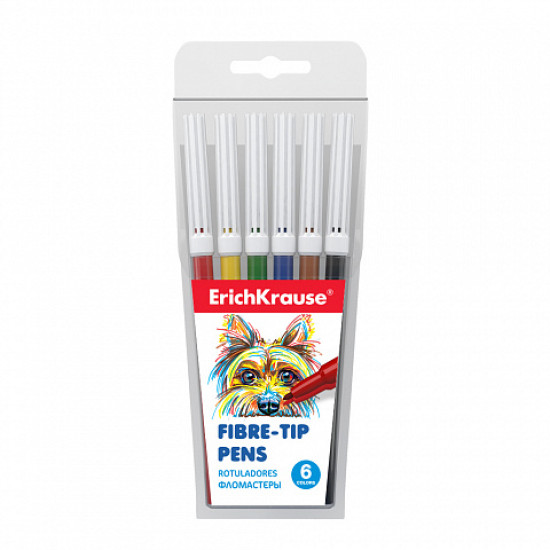 ***Flomāsteri Erich Krause BTS, 6 krāsas
