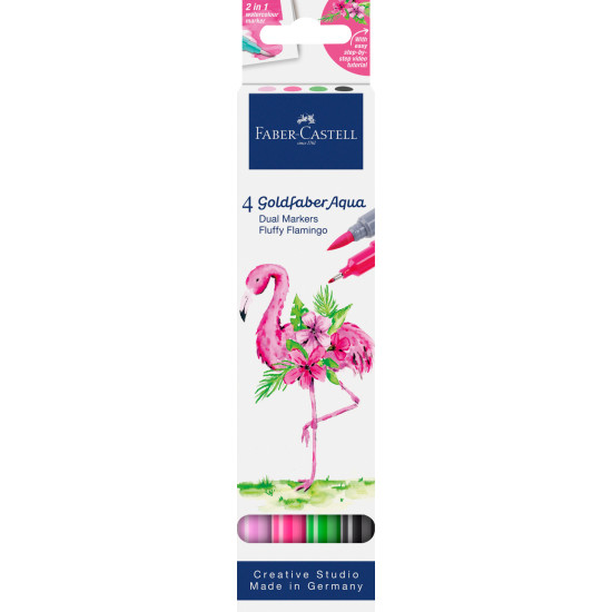 Akvarellimarker Faber-Castell Gofa Aqua Flamingo