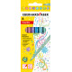 Фломастеры Eberhard Faber Pastel 8 цветов с блестками