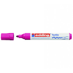 Tekstila marķieris Edding 4500, 2-3mm, konisks, dark pink