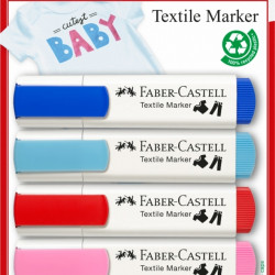 Маркеры текстильные Faber-Castell Baby-Party 5 цветов