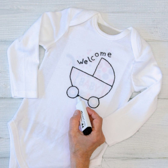 Маркеры текстильные Faber-Castell Baby-Party 5 цветов